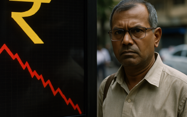 India’s Rupee Hits Record Low as Modi Government Resists RBI Intervention Pressure