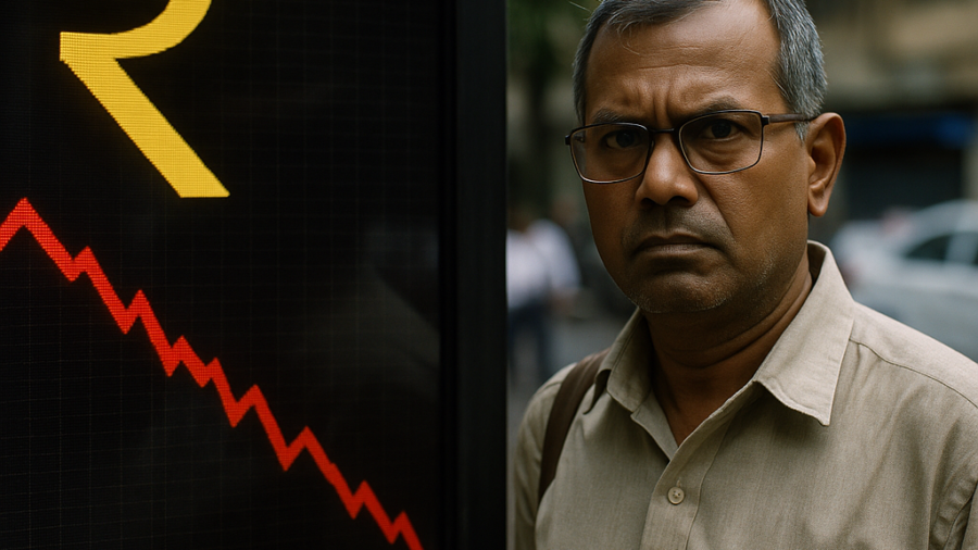 India’s Rupee Hits Record Low as Modi Government Resists RBI Intervention Pressure