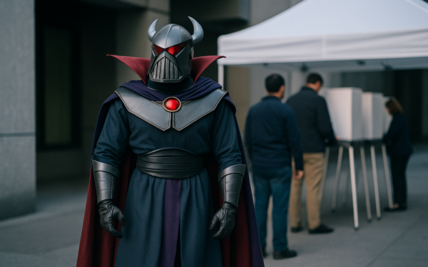 Satire on the Ballot: How a Fictional Space Villain Is Making a Serious Case for Democratic Participation