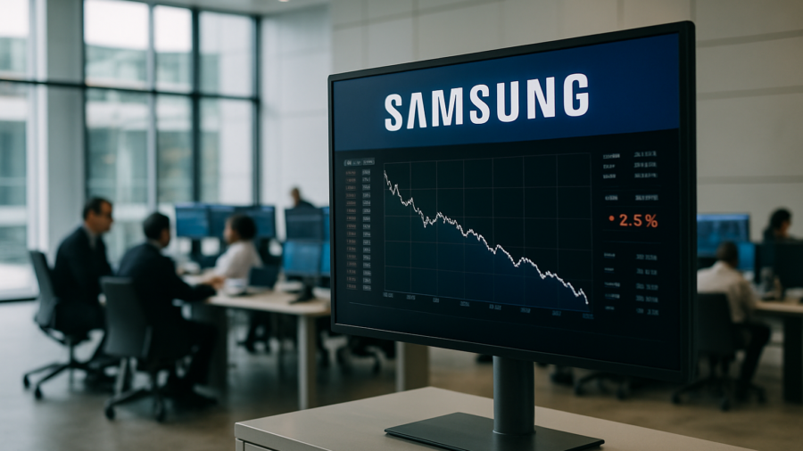 Samsung’s Record Profit Fails to Impress Markets as Investors Weigh Competitive Pressures